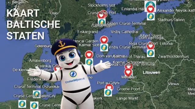 START DE ROUTE IN 3D EN BELEEF UW CRUISE DAG TOT DAG
